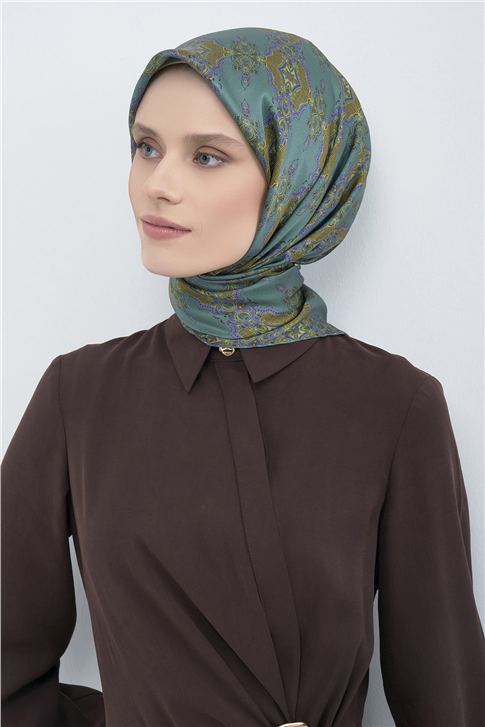 Armine  Saf İpek Twill Eşarp 9522D 80