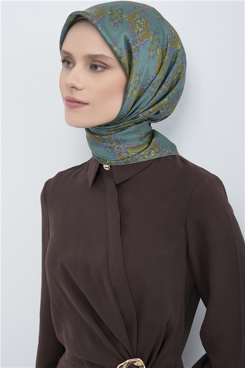 Armine  Saf İpek Twill Eşarp 9522D 80