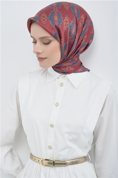 Armine  Saf İpek Twill Eşarp 9522D 85