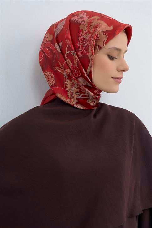 Armine  Saf İpek Twill Eşarp 9523D 03