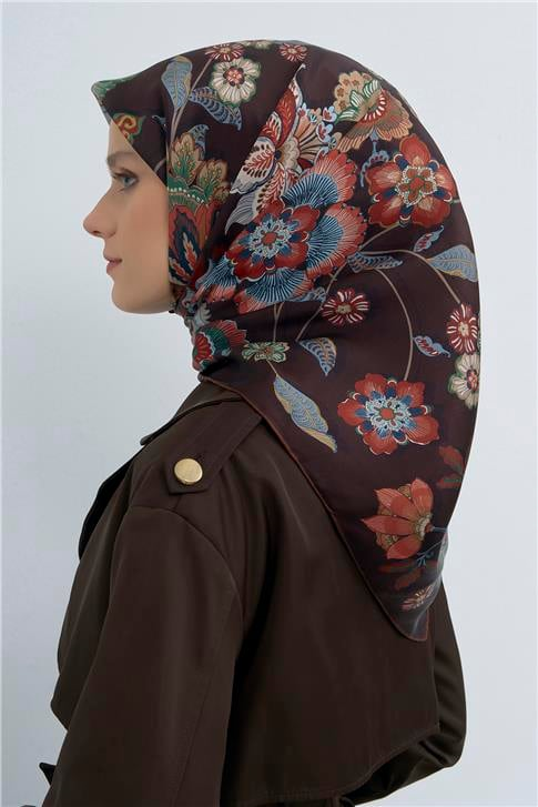 Armine  Saf İpek Twill Eşarp 9523D 07