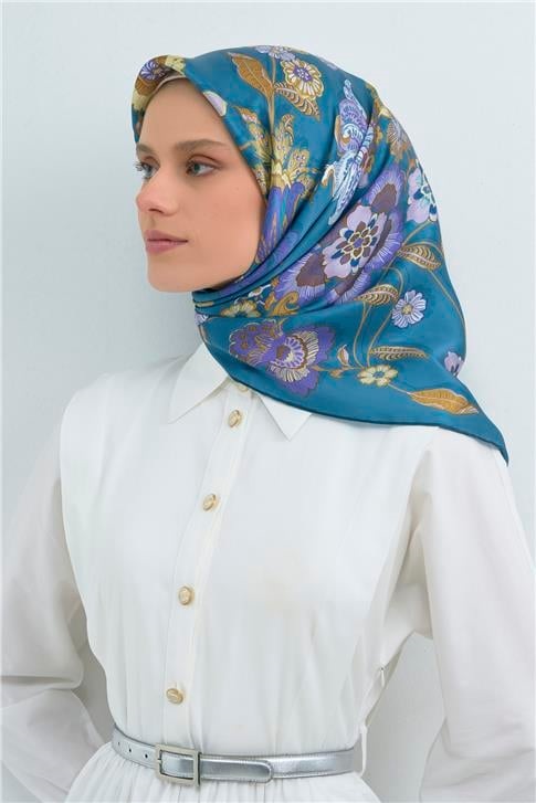 Armine  Saf İpek Twill Eşarp 9523D 50