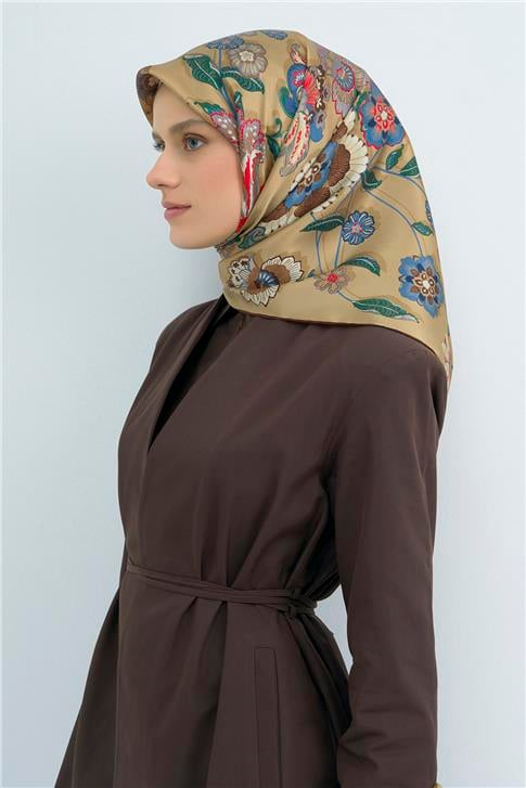 Armine  Saf İpek Twill Eşarp 9523D 55