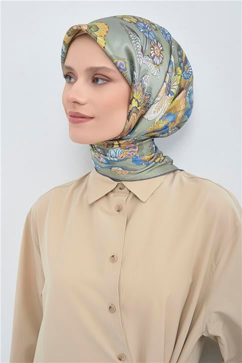 Armine  Saf İpek Twill Eşarp 9523D 83
