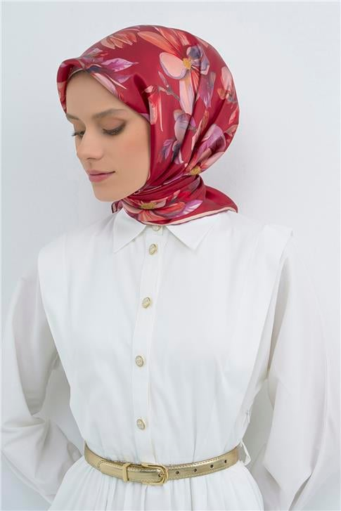 Armine  Saf İpek Twill Eşarp 9524D 34