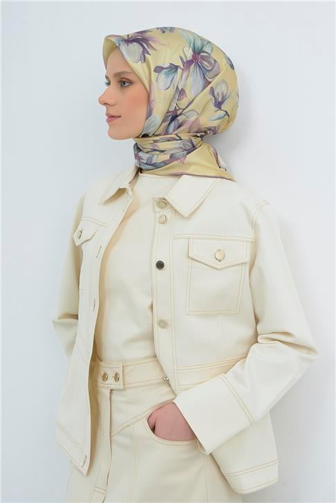 Armine  Saf İpek Twill Eşarp 9524D 50