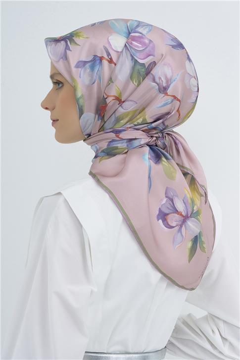Armine  Saf İpek Twill Eşarp 9524D 52