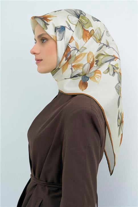 Armine  Saf İpek Twill Eşarp 9524D 84