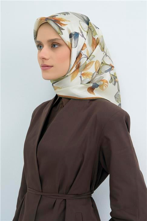 Armine  Saf İpek Twill Eşarp 9524D 84