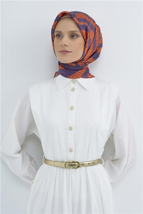 Armine  Saf İpek Twill Eşarp 9525D 61
