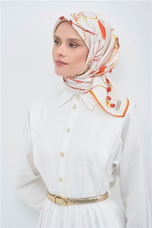 Armine  Saf İpek Twill Eşarp 9527D 09