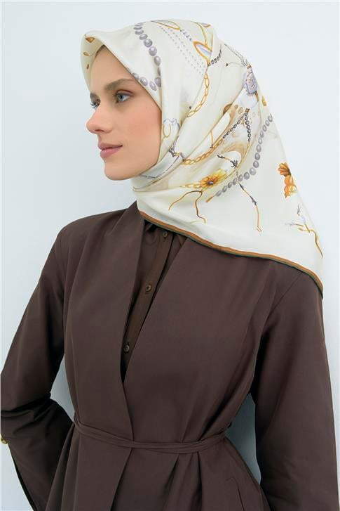 Armine  Saf İpek Twill Eşarp 9527D 84