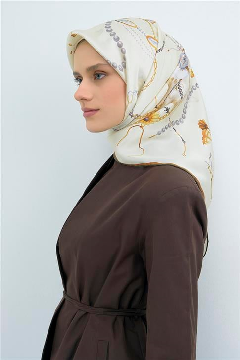Armine  Saf İpek Twill Eşarp 9527D 84
