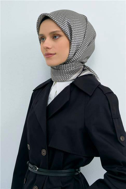Armine  Saf İpek Twill Eşarp 9528D 02