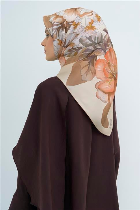 Armine  Saf İpek Twill Eşarp 9529D 33