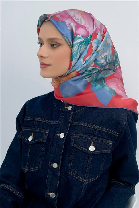 Armine  Saf İpek Twill Eşarp 9529D 84