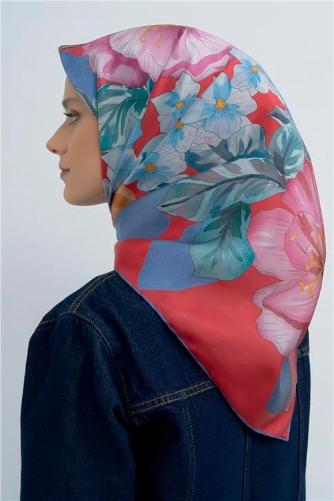 Armine  Saf İpek Twill Eşarp 9529D 84