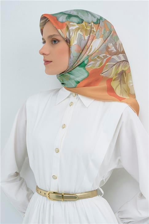 Armine  Saf İpek Twill Eşarp 9529D 85