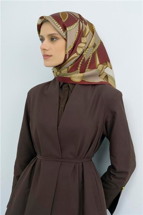 Armine  Saf İpek Twill Eşarp 9531D 03