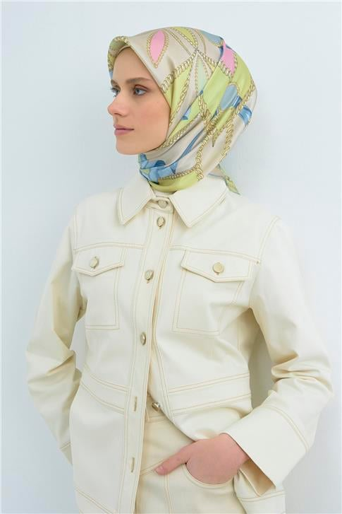 Armine  Saf İpek Twill Eşarp 9531D 80