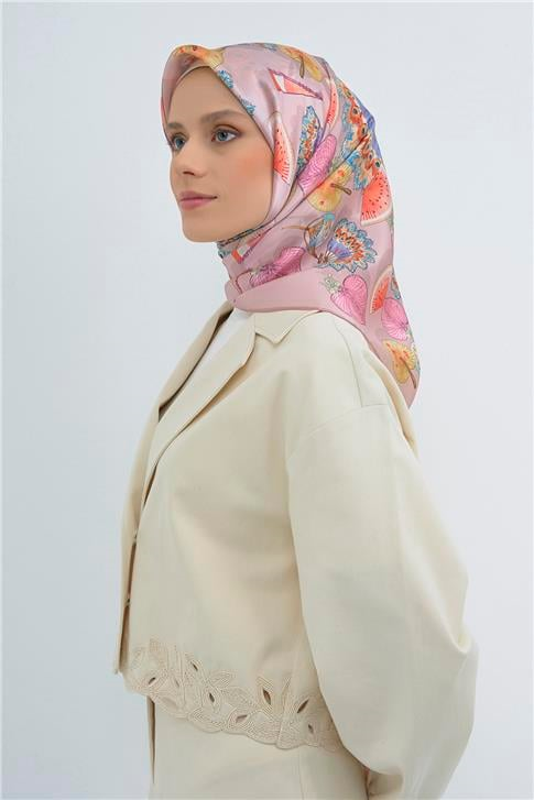 Armine  Saf İpek Twill Eşarp 9532D 05