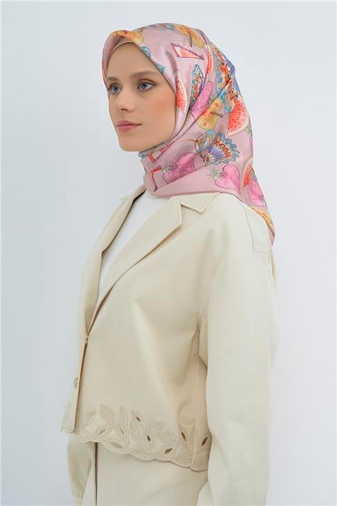 Armine  Saf İpek Twill Eşarp 9532D 05