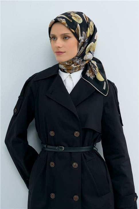 Armine  Saf İpek Twill Eşarp 9532D 06