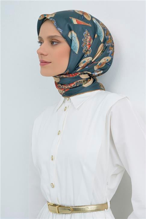 Armine  Saf İpek Twill Eşarp 9532D 80