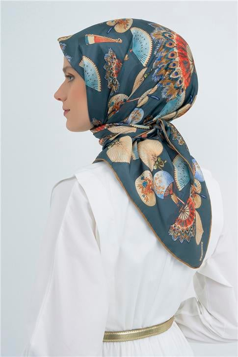 Armine  Saf İpek Twill Eşarp 9532D 80
