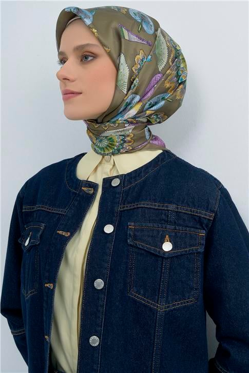 Armine  Saf İpek Twill Eşarp 9532D 82