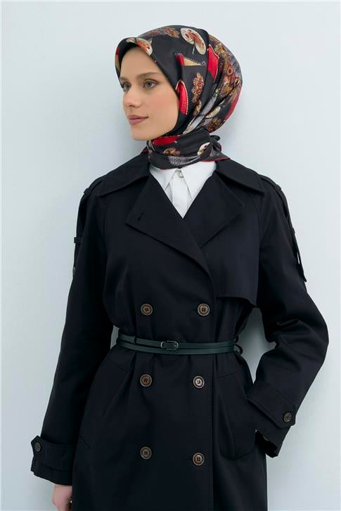 Armine  Saf İpek Twill Eşarp 9532D 84