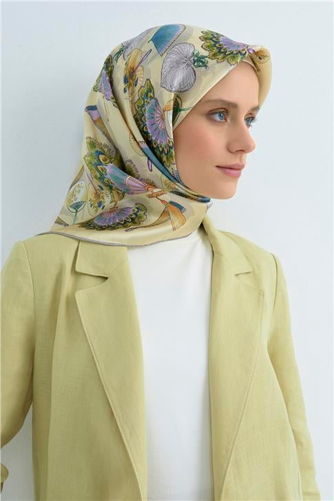 Armine  Saf İpek Twill Eşarp 9532D 85