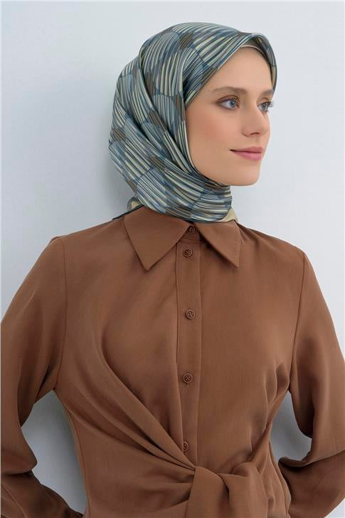 Armine  Saf İpek Twill Eşarp 9533D 84