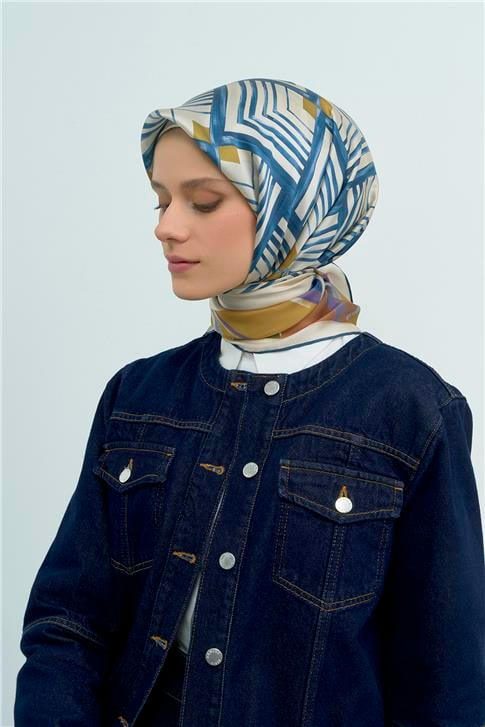 Armine  Saf İpek Twill Eşarp 9534D 01