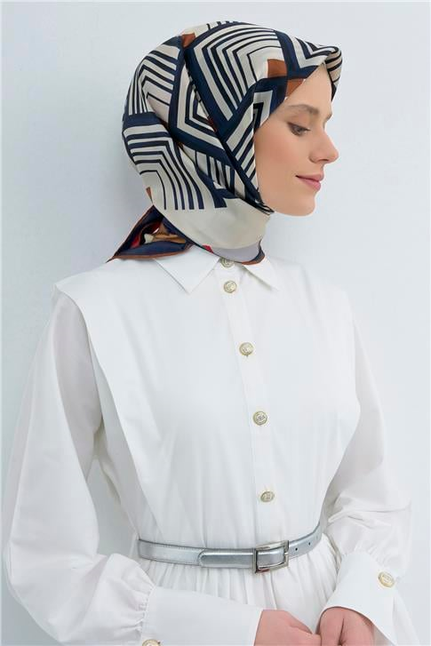 Armine  Saf İpek Twill Eşarp 9534D 80