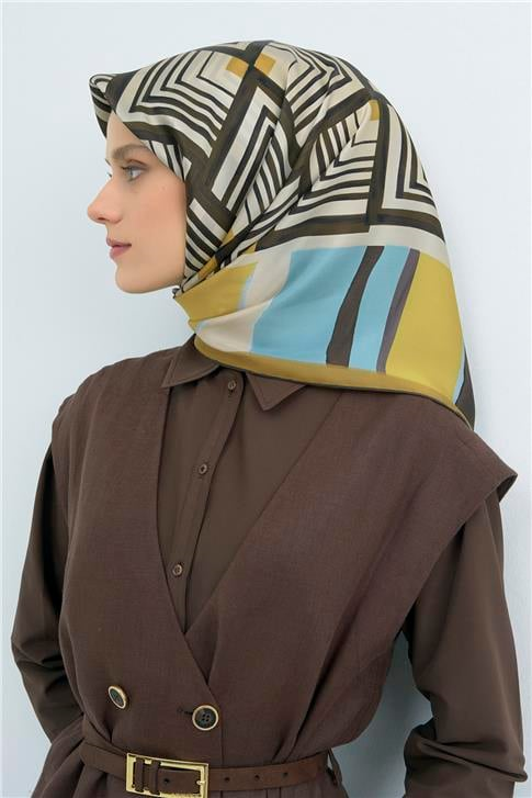 Armine  Saf İpek Twill Eşarp 9534D 81