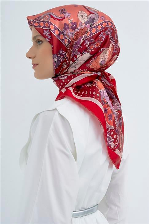 Armine  Saf İpek Twill Eşarp 9535D 09