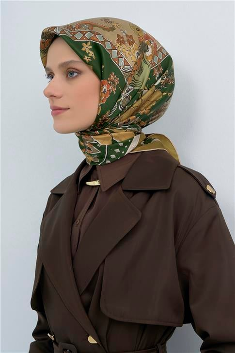 Armine  Saf İpek Twill Eşarp 9535D 25