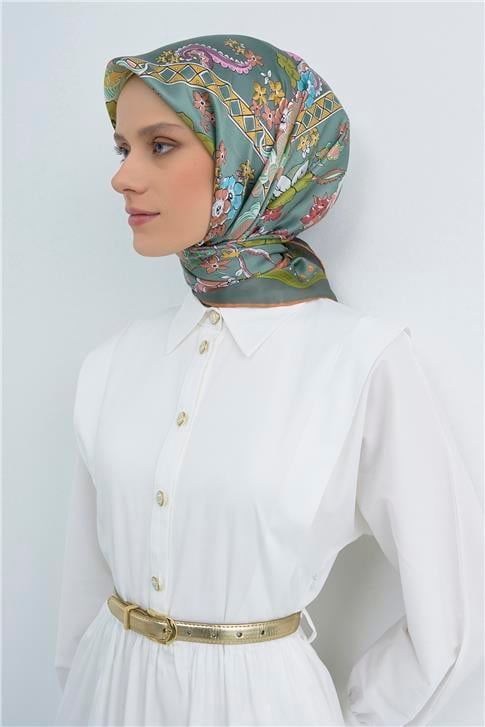 Armine  Saf İpek Twill Eşarp 9535D 53