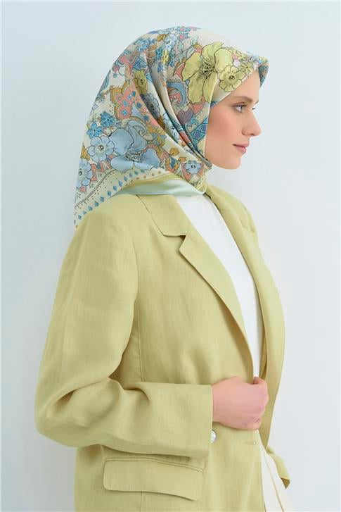 Armine  Saf İpek Twill Eşarp 9535D 84