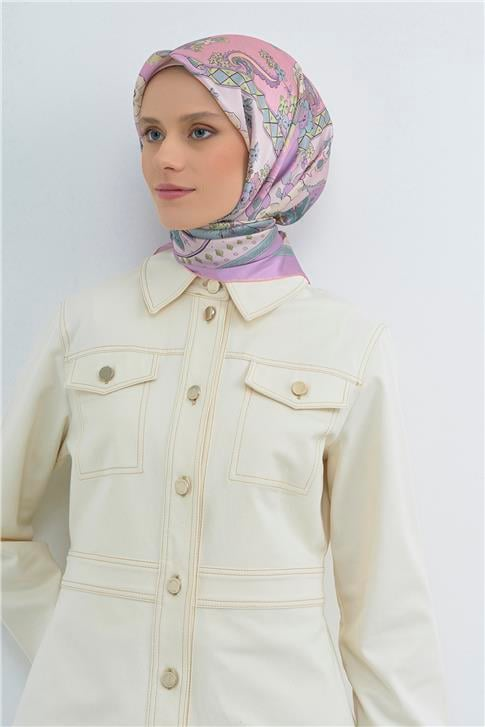 Armine  Saf İpek Twill Eşarp 9535D 87