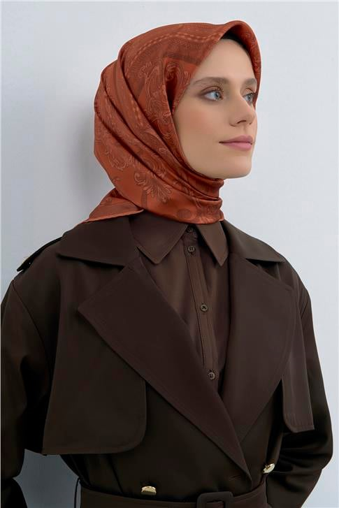 Armine  Saf İpek Twill Eşarp 9537D 34