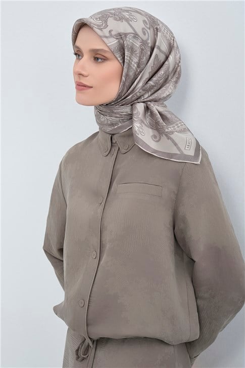 Armine  Saf İpek Twill Eşarp 9537D 81