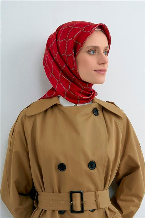 Armine  Saf İpek Twill Eşarp 9538D 05