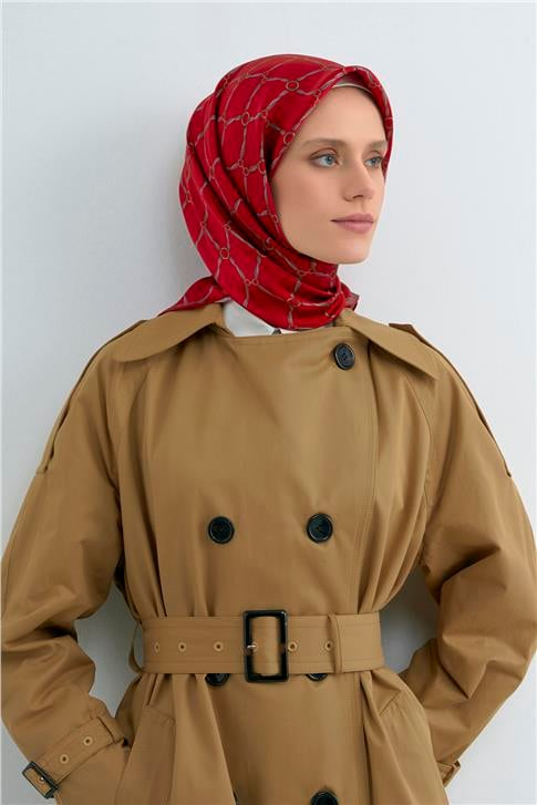 Armine  Saf İpek Twill Eşarp 9538D 05