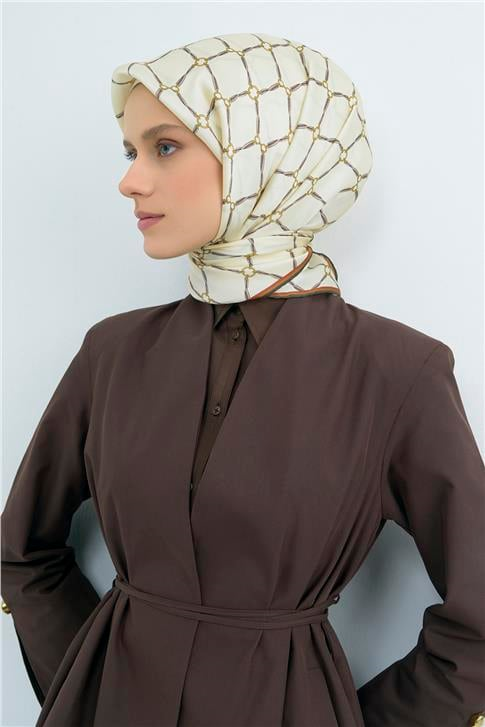 Armine  Saf İpek Twill Eşarp 9538D 80