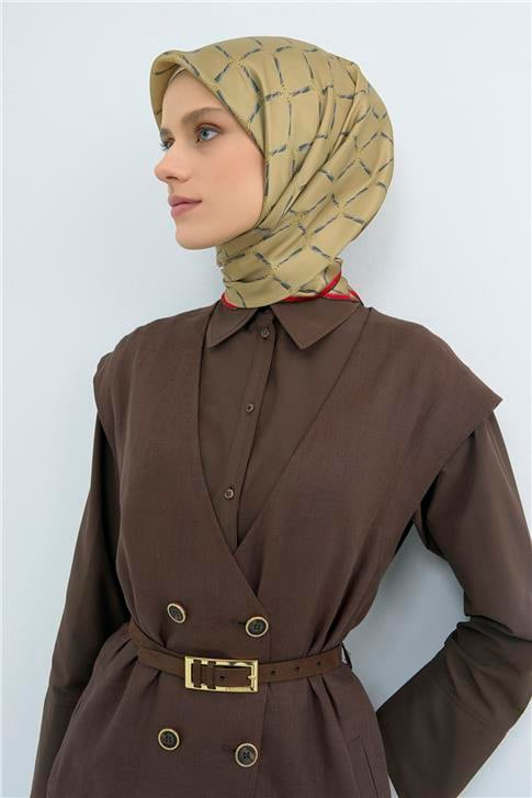 Armine  Saf İpek Twill Eşarp 9538D 82