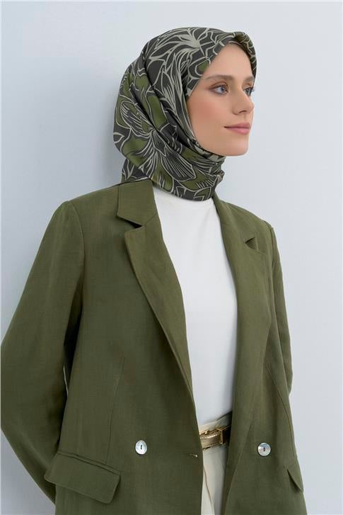 Armine  Saf İpek Twill Eşarp 9539D 35