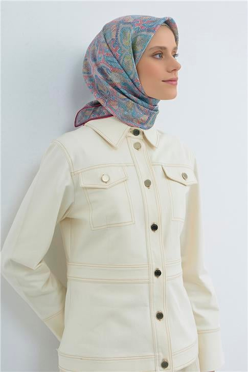 Armine  Saf İpek Twill Eşarp 9540D 83