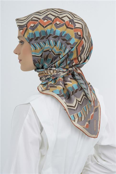 Armine  Saf İpek Twill Eşarp 9542D 38